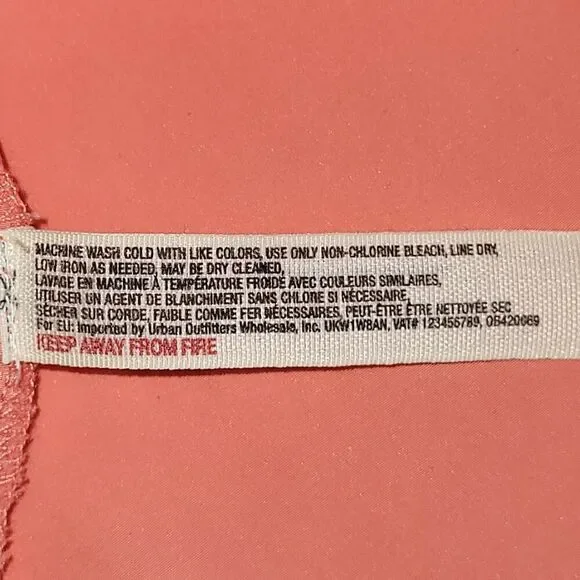 Intimately Free People X-Small Coral Pink Camisole Mesh Panel Racerback - Picture 12 of 12